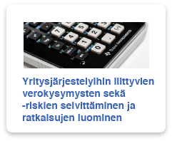 Yritysjärjestelyt ja verokysymykset | Riskienhallinta ja ratkaisut yrityskauppoihin - Nordic C-Management